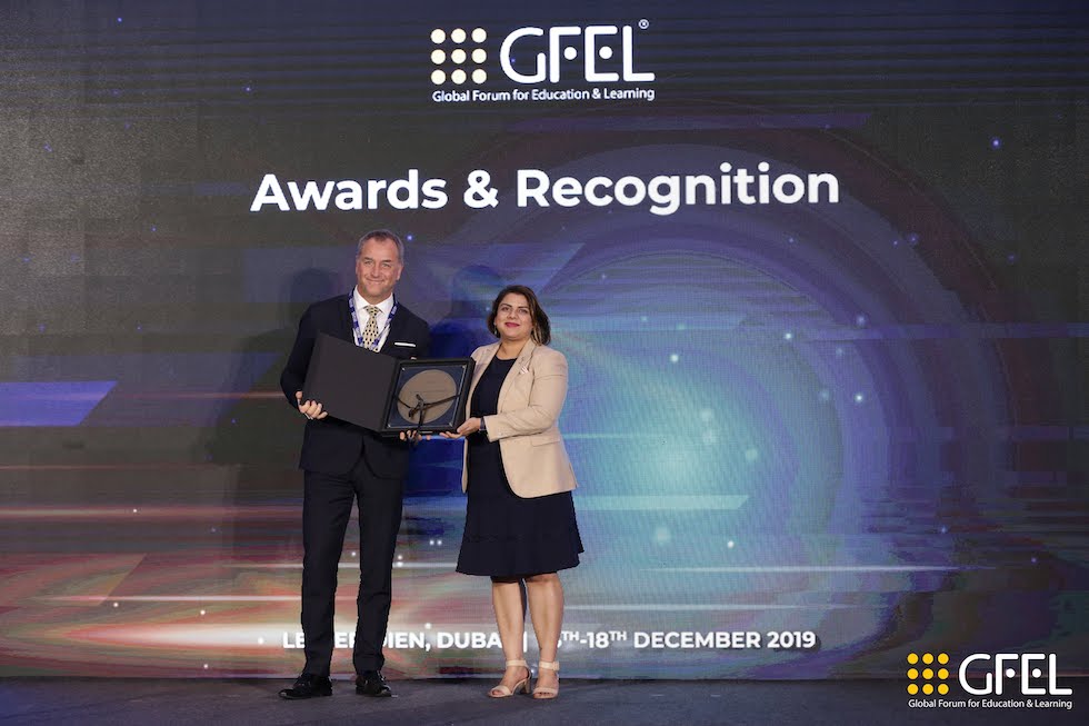The WikiMaster Founder Erik Bolinder awarded at a global EdTech Conference
