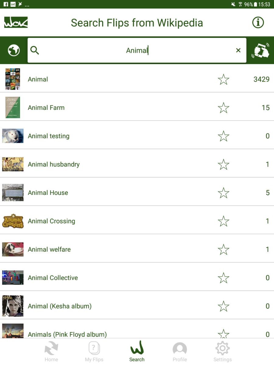 WMF Search Animal 180410